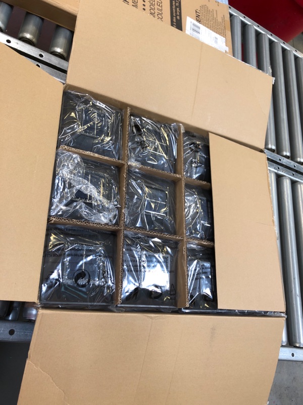 Photo 1 of Solar Post Cap Lights, Warm White & Fixed RGB Color, 9 Colors to Choose, 20 Lumens lP65 Waterproof Fit 3x3 3.5x3.5 4x4 4.5x4.5 5x5 Wood Fence Post Solar Lights Solar Powered Black (12 Pack) Black 12 Pack