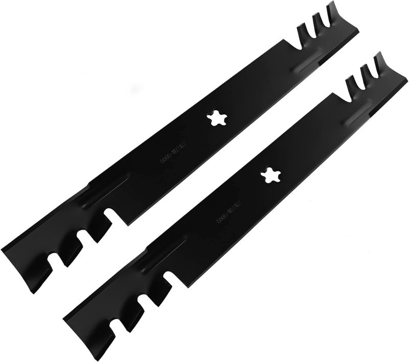 Photo 1 of Mower High Lift Blade for 532138971 42 inch Deck Craftsman Poulan AYP Husqvarna 138498 134149 138971 2 Pack, Toothed
