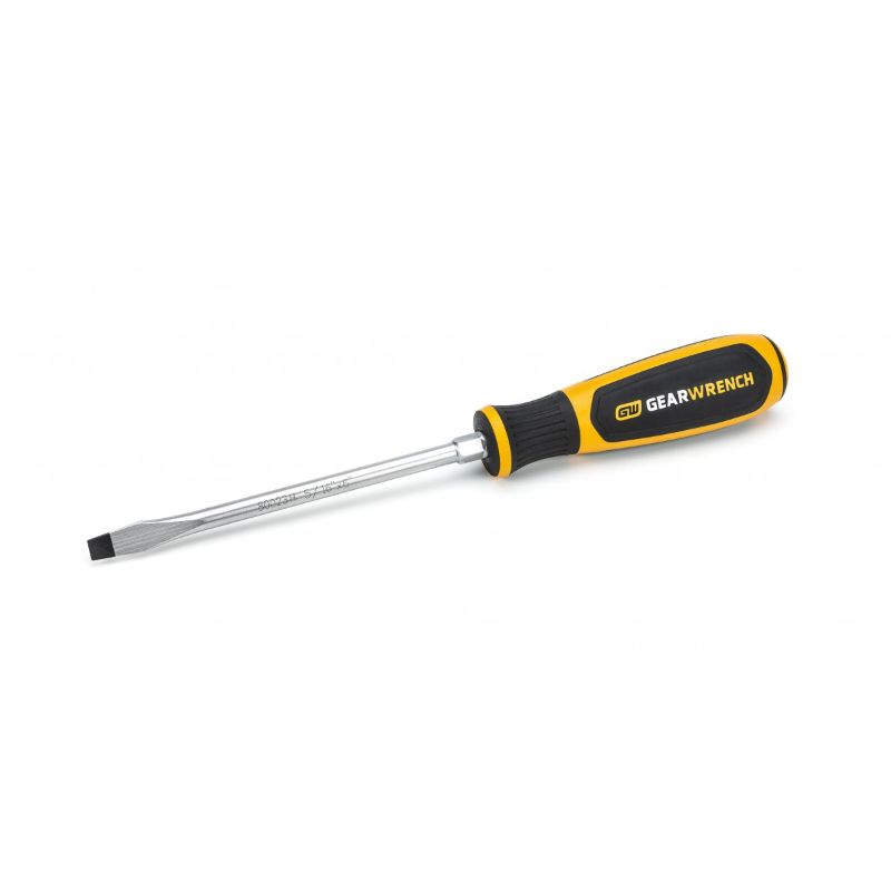 Photo 1 of 5/16 in. Tip X 6 in. Slotted Dual Material Screwdriver PACK OF 2
