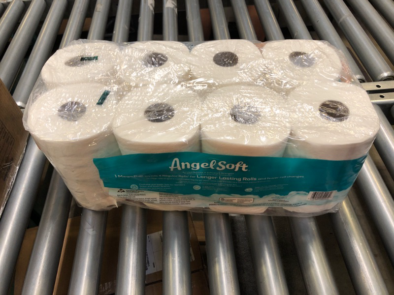 Photo 2 of Angel Soft® Toilet Paper, 16 Mega Rolls = 64 Regular Rolls, 2-Ply Bath Tissue