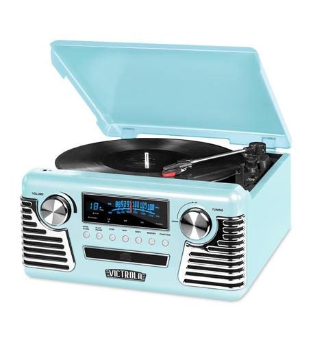 Photo 1 of Victrola Retro Record Player Teal
