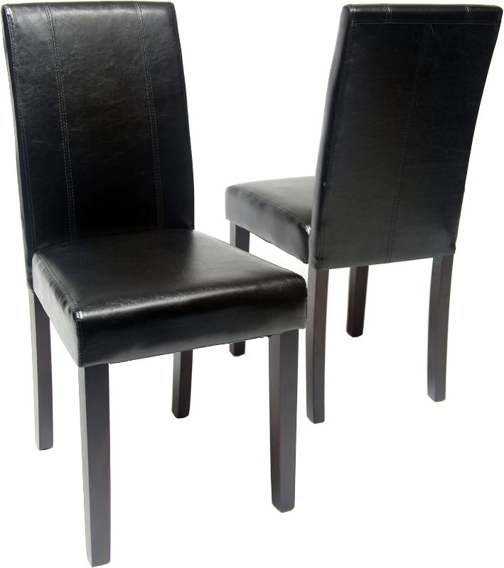 Photo 1 of ROUND HILL FURNITURE SIDE CHAIR (BLACK)