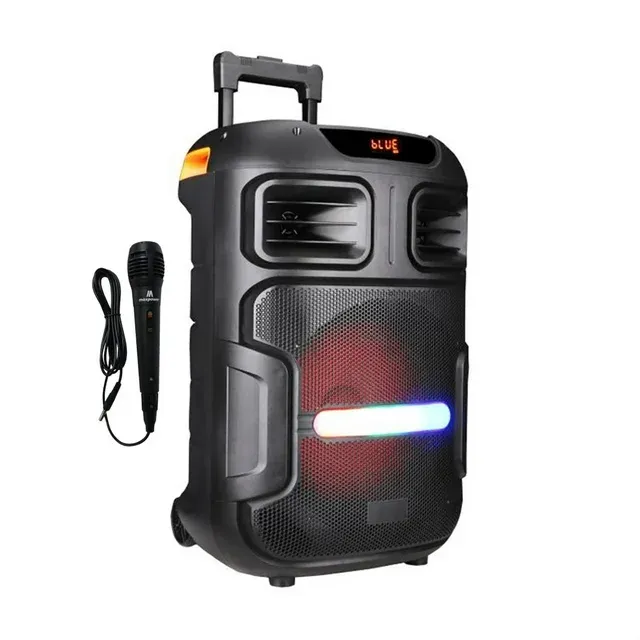 Photo 1 of Max Power DJ Speaker - MPD592-OMNIA 12 Portable Sound System -Bluetooth Multi LED Light Speaker Set Perfect for Indoor and Outdoor - PA Speaker System with Remote with Microphone