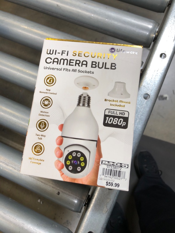 Photo 3 of Light Bulb Camera - Indoor Camera with Motion Detection, WiFi Camera, Live-Stream & Recording - 360 Camera, 2 Way Audio, Indoor Security Camera, Pet Camera - Baby Camera Monitor