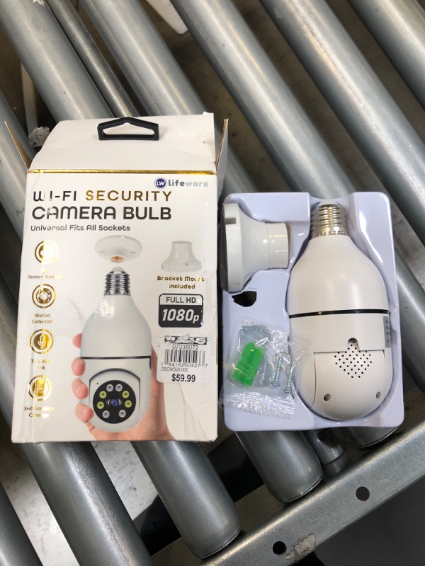 Photo 2 of Light Bulb Camera - Indoor Camera with Motion Detection, WiFi Camera, Live-Stream & Recording - 360 Camera, 2 Way Audio, Indoor Security Camera, Pet Camera - Baby Camera Monitor