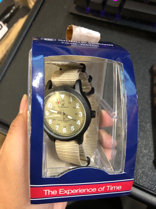 Photo 1 of Smith & Wesson Canvas Band Tan Mens Wrist Watch

