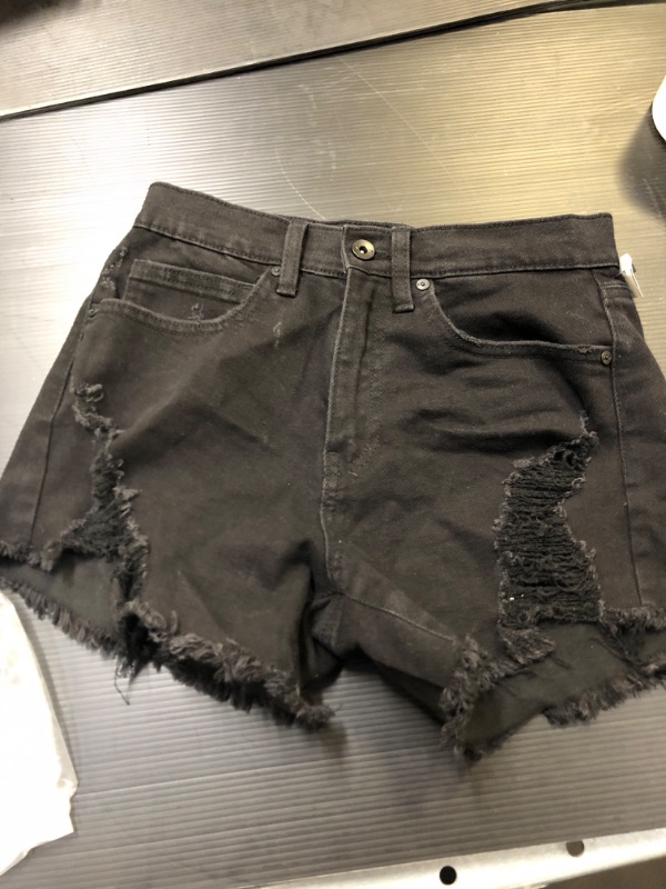 Photo 1 of  GIRLS SHORTS BLACK SIZE 3/26