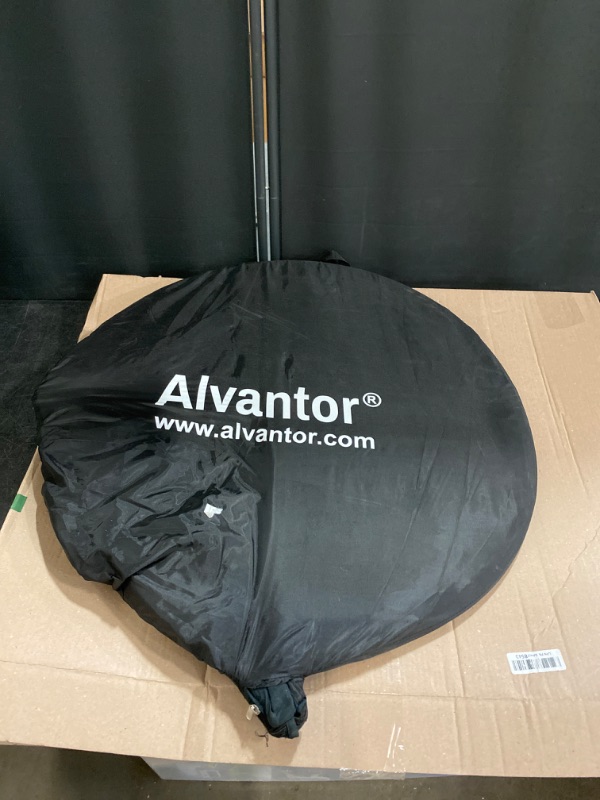 Photo 2 of Alvantor Screen House Room Camping Tent Outdoor Canopy Pop Up Sun Shade Hexagon Shelter Mesh Walls Not Waterproof 10'x10' Beige Patent Pending
