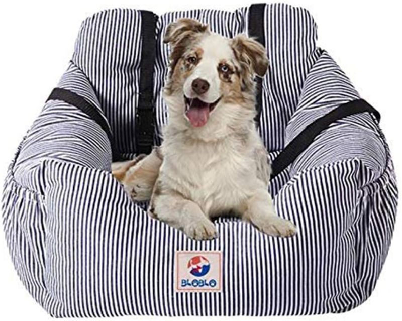 Photo 1 of Dog Car Seat Pet Booster Seat Travel Safety Dog Bed for Car with Storage Pocket
