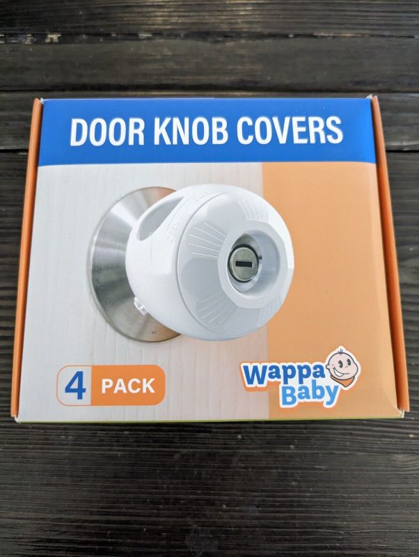 Photo 1 of 4 Pack Baby Safety Door Knob Covers Door Knob Locks - Hard Plastic