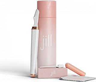 Photo 1 of Jill Facial Razor for Women - Dermaplaning Razor for Women Face and Eyebrow, Ideal for Shaping and Removing Unwanted Hair - Exfoliating Dermaplaning Tool - Replaceable Razors Starter Kit