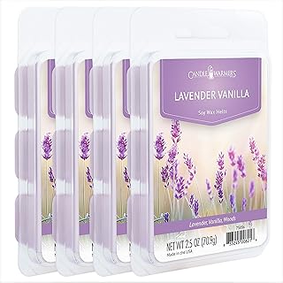 Photo 1 of CANDLE WARMERS ETC Classic Wax Melts 2.5oz, Lavender Vanilla Fragrance (4-Pack) – Each Pack has x4 2.5 oz Wax Melts and 30 Hours of Fragrance – Perfect for bedrooms, Living Rooms, and bathrooms