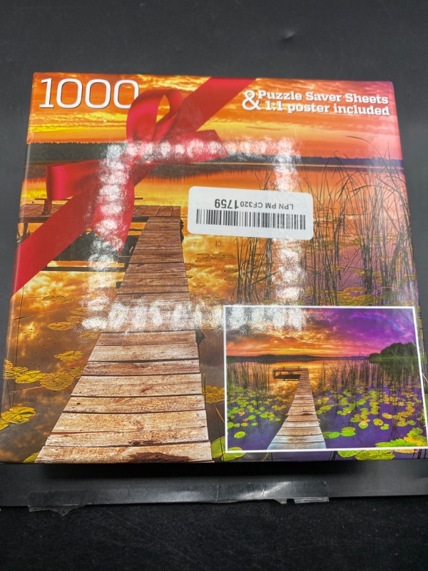 Photo 1 of adult 1000 pc puzzle beautiful summer setting 