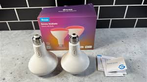 Photo 1 of 2 pack-Govee Smart LED 1200 Lumen Flood Light Bulbs - Multi Color