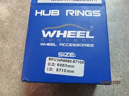 Photo 3 of Wheel Connect Hub Rings set of 4 OD-66.60mm ID 57.10mm free shipping