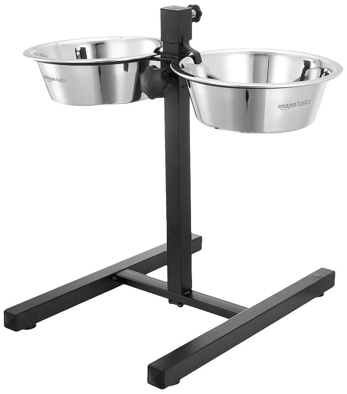 Photo 1 of Adjustable Double Diner for Food and Water for Dog & Cat,