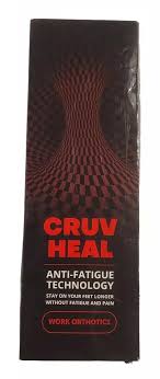 Photo 2 of Cruv Heal Support Work Orthotic Insoles Anti Fatigue Arch Support Small,Red