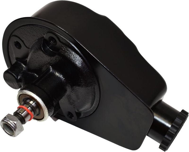 Photo 1 of A-Team Performance Power Steering Pump - Saginaw Power Steering Pump Series With Billet Aluminum Cap - Compatible with GM Vehicles GMC Chevrolet, Chevy...
Color:Black