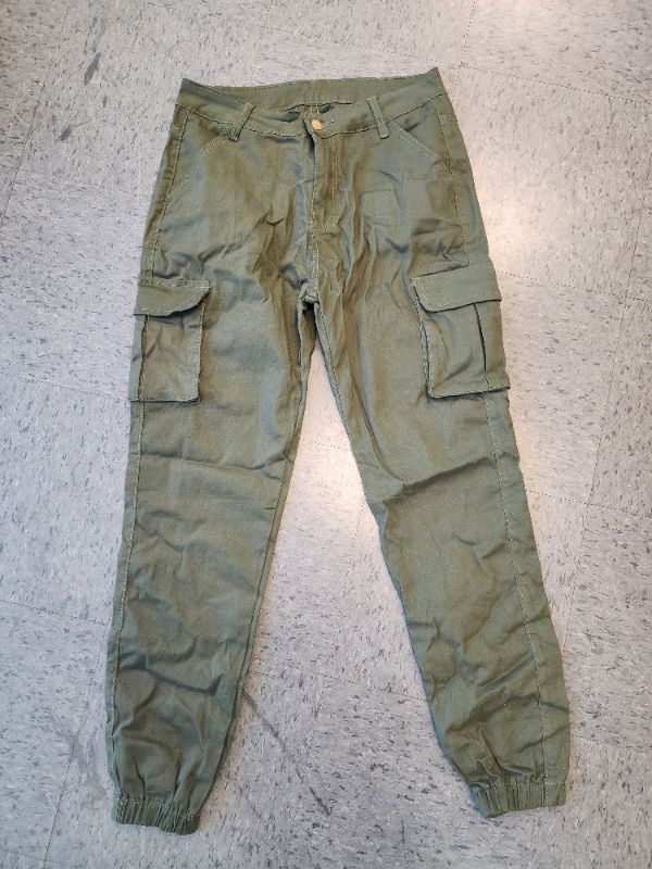 Photo 2 of  Large Casual High Waisted Cargo Pants with Pockets Lightweight 