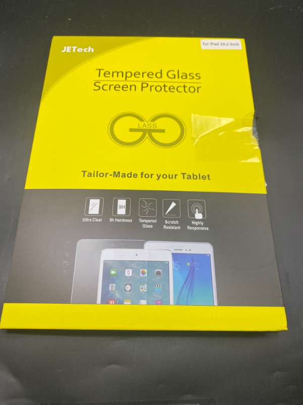 Photo 3 of JETech Tempered Glass Screen Protector for iPad 2018/2017/Air 2/Air 1/Pro 9.7