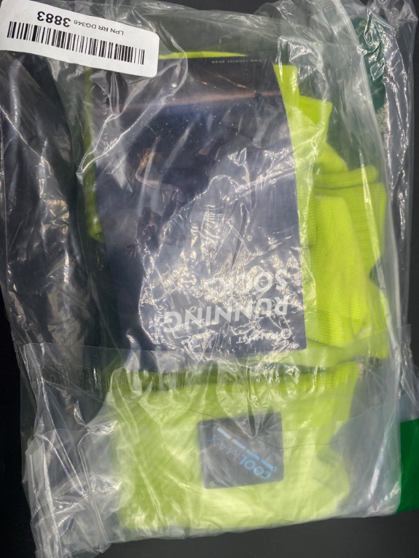 Photo 1 of L Coolmax Compression Running Socks 3 Pairs, Cushion Crew Socks, Anti-Blister Moisture Wicking Athletic Hiking Socks