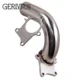 Photo 1 of 90 DEGREE 5 BOLT T3/T4 TURBO TUBE STAINLESS WITH 10" LONG UNIVERSAL + GASKET
