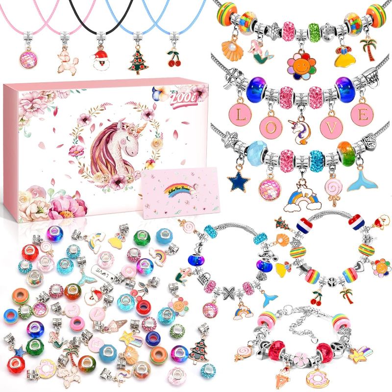 Photo 1 of Bracelet Making Kit for Girls, Arts and Crafts for Kids Girls Ages 8-12, Girls Toys Age 8-10, Gifts for 10-12 Year Old Girls, 9 Year Old Girl Gifts, Art...