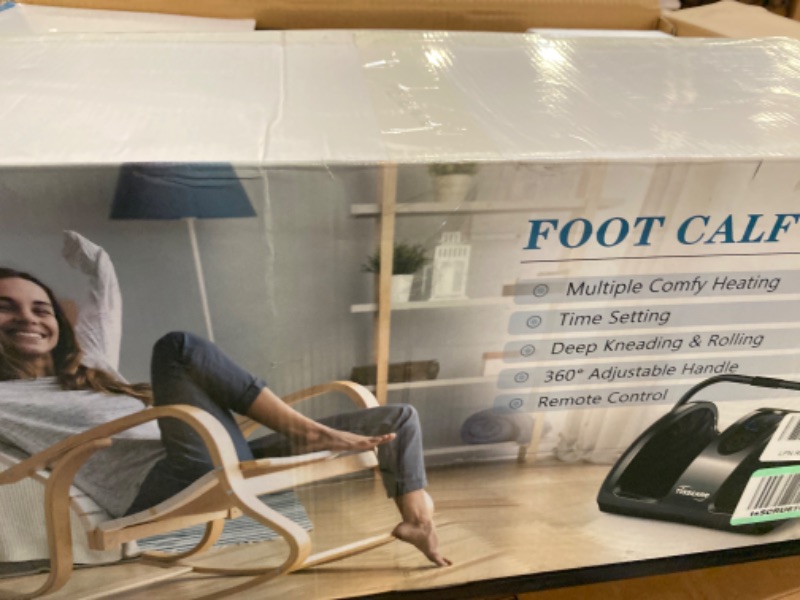 Photo 3 of TISSCARE Shiatsu Foot Massager with Heat: Foot Massager Machine for Neuropathy, Plantar Fasciitis and Pain Relief-Massage Leg, Calf, Ankle with Deep Kneading Heat Therapy, Gift for Woman and Man
