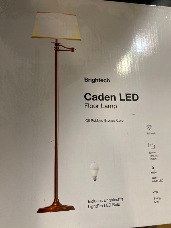 Photo 2 of BRIGHTECH 62" CADEN SWING FLOOR LAMP
