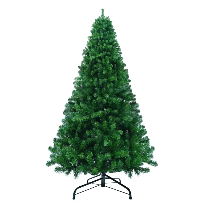 Photo 1 of 6ft Christmas Tree, Premium Artificial Christmas Tree with 760 Branches and Metal Foldable Supports, Christmas Tree for Home, Office, Outdoor and Party Decorations, Green
