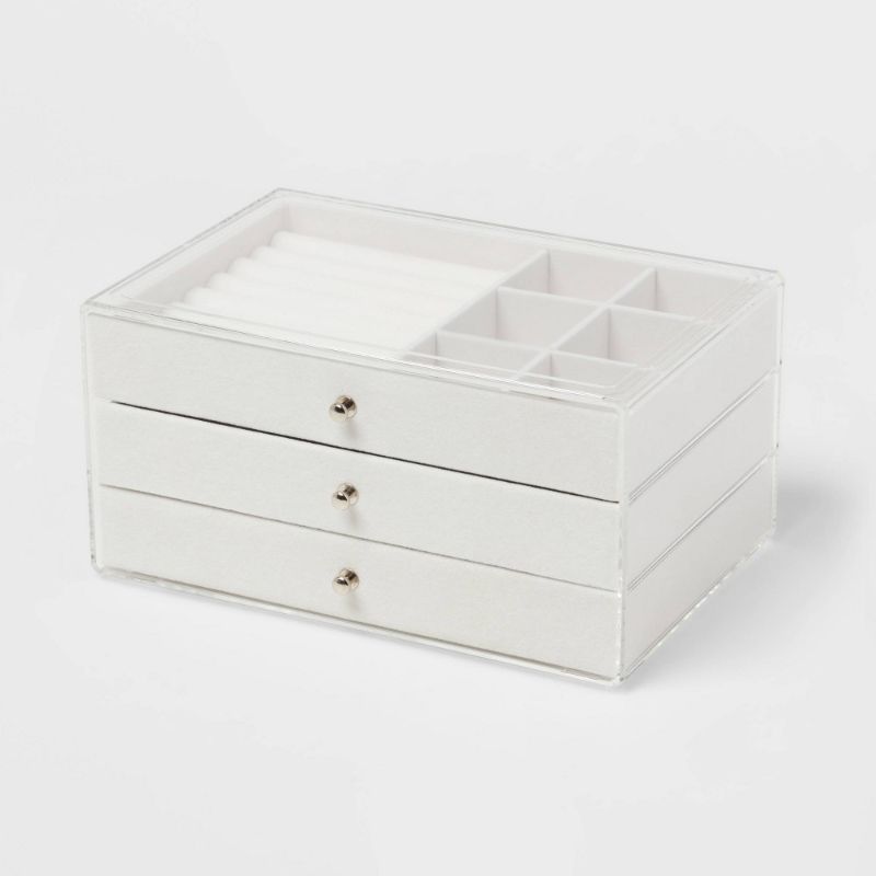 Photo 1 of 3 Drawer Acrylic Accessory Organizer - Brightroom™
