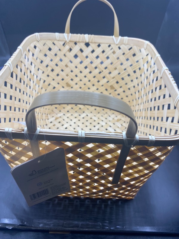 Photo 3 of Woven Bamboo Basket - Brightroom™ 2 pack 
