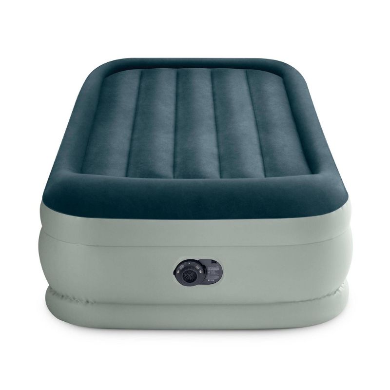 Photo 1 of Intex Elevated 18" Premium Comfort Twin Air Mattress with Internal Pump
