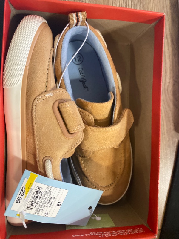 Photo 2 of Toddler Levi Boat Shoes - Cat & Jack™ Brown 12T
