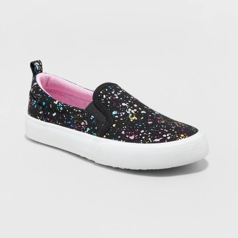 Photo 1 of Girls' Sariah Slip-on Sneakers - Cat & Jack™ Black 13
