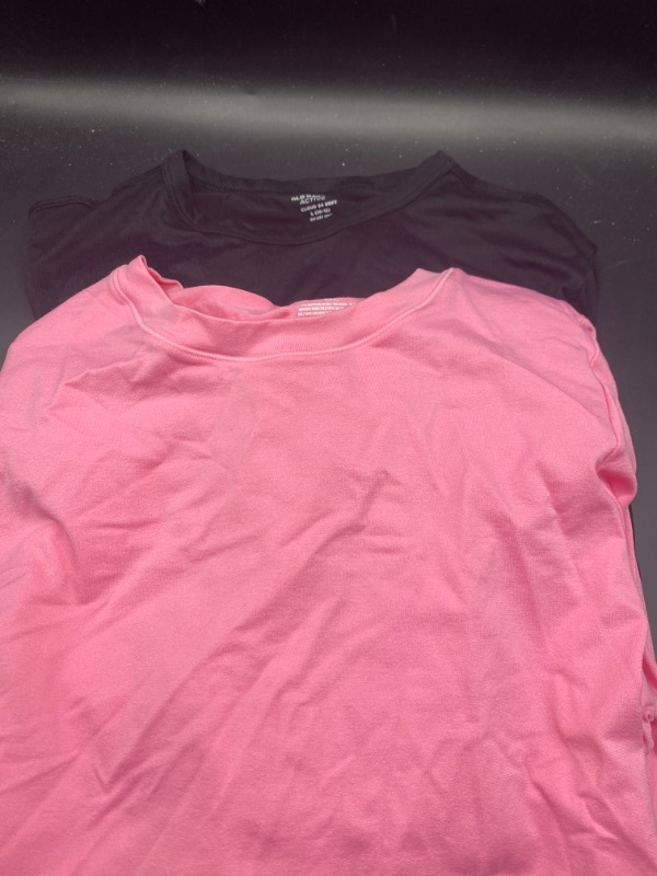 Photo 1 of 2 pack womens xl pink and large black sweatshirt 