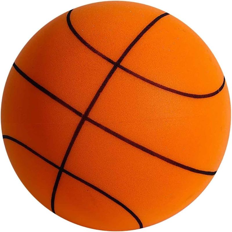 Photo 1 of Silent Basketball,Silent Basketball Dribbling Indoor,2024Foam Basketball Silent 7-24cm/9.44in Dunk Basketball Indoor Training,Silent Swish Basketball(Adult Basketball)
