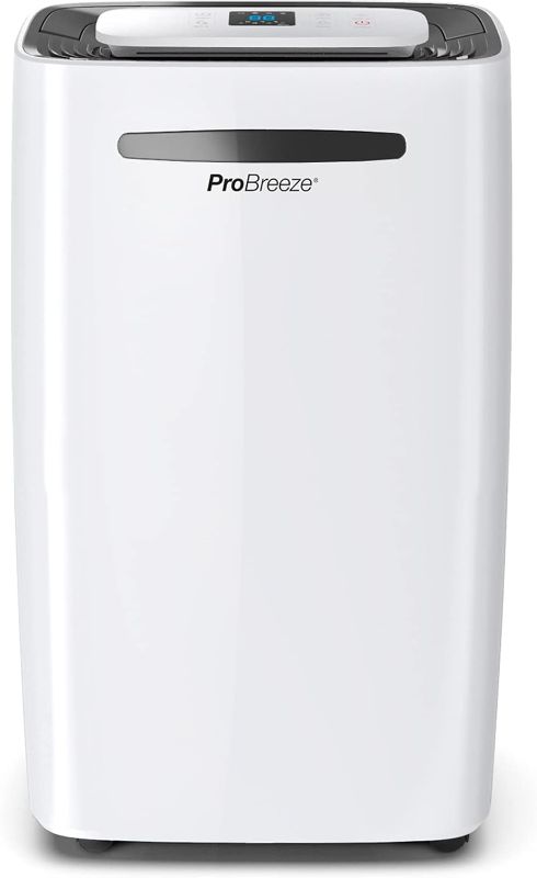 Photo 1 of Pro Breeze 50 Pint Dehumidifier - 3,500 4,000 Sq Ft Dehumidifiers for Home Large Room Basements with Humidity Sensor, Auto Shut Off, Continuous Drainage Hose, Removes Moisture, Ideal for Basement
