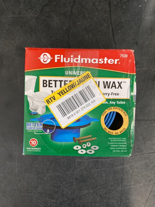 Photo 3 of Fluidmaster 7530P8 Better Than Wax Universal Wax-Free Toilet Seal New 1-Pack 0.51lbs Assembled Product Height 6 in