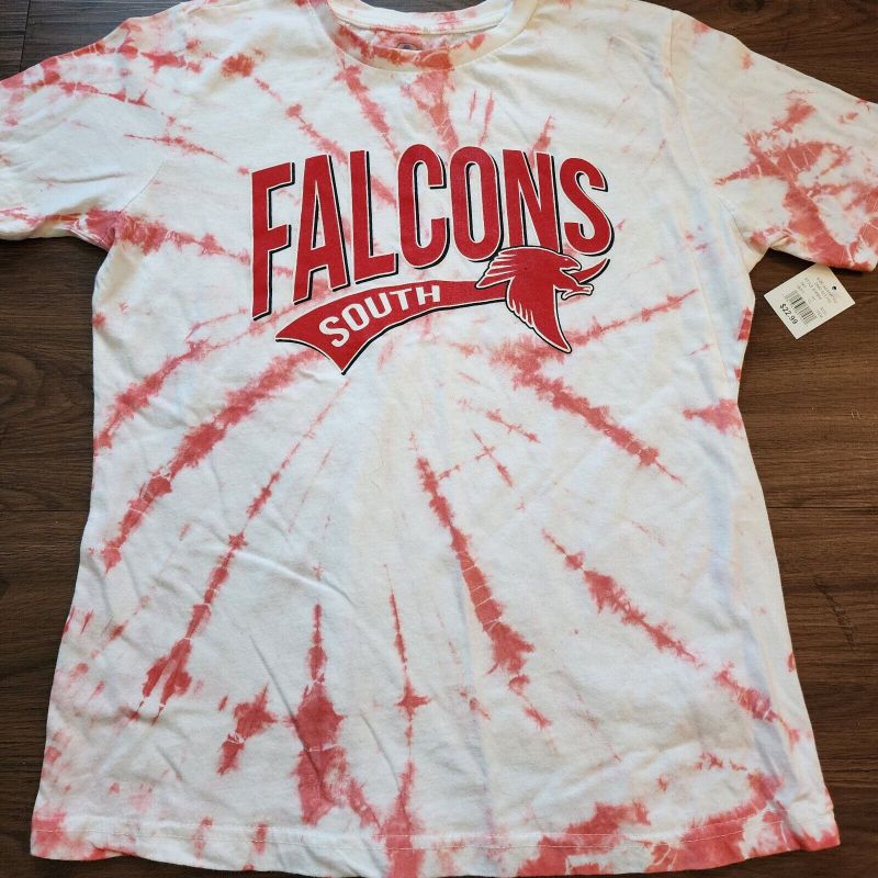Photo 1 of Size S (Blue Tie-Dye not red) South Falcons: T-Shirt, Size Girls Small, Color (Tie-Dye) Blue, NWT