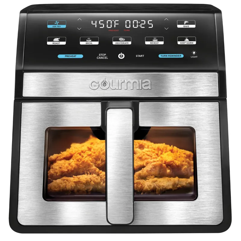 Photo 1 of Gourmia GAF858 8-Quart Digital Air Fryer with One-Touch Functions, Window & Light