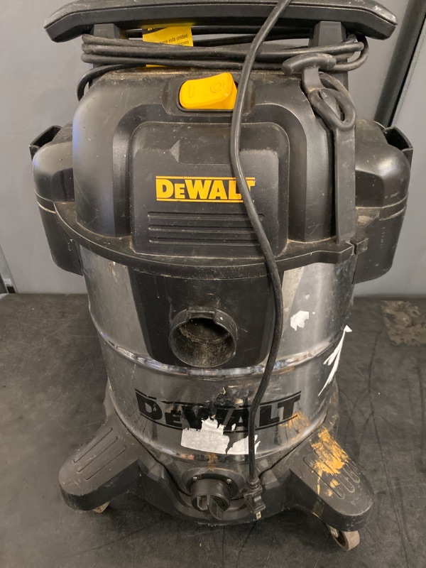 Photo 1 of ** FINAL SALE ** PARTS ONLY - DeWALT 10 Gallon Stainless Steel Wet/Dry Vac ** SOLD AS IS **