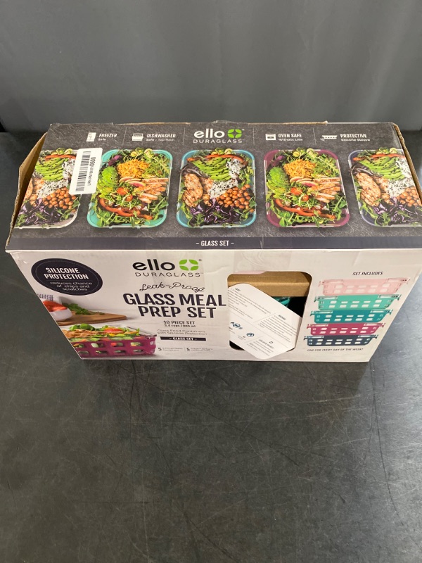 Photo 3 of Ello 10-Pc. Meal Prep Container Set, Created for Macy's - Blue