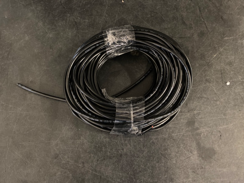 Photo 2 of ***Unknown Length*** 20 Gauge 2 Conductor Electrical Wire 20AWG Low Voltage Landscape Wire Stranded PVC Cord Oxygen Free Copper Wires 65.6FT/20M UL 2464 Automotive Wire Led Wire for Strips Lamps Lighting