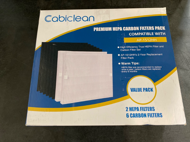 Photo 3 of AP-1512HH Air Purifier Replacement Filter Set for Coway Airmega AP-1512HH and and Airmega 200M air Purifier, 2 HEPA and 6 Carbon Filters