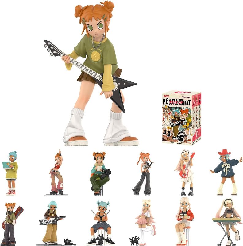 Photo 1 of ***Random Design Action Figures***POP MART Peach Riot Rise Up Series Figures, Peach Riot Blind Box Figures, Collectible Toys Home Decorations, Holiday Birthday Gifts for boys and girls, Single Box