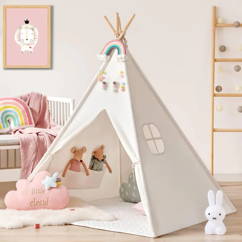 Photo 1 of (No Instructions) Tiny Land® Teepee for Kids with Mat