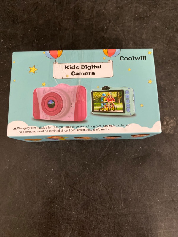 Photo 3 of (Only Comes With Camera) Kids Camera for Kids 3-10 Year Old's, 12MP HD Kids Digital Camera with 3.5'' Large Screen & 8X Digital Zoom, Children Camera Toys for Boys, Girls, Kids Birthday Gifts