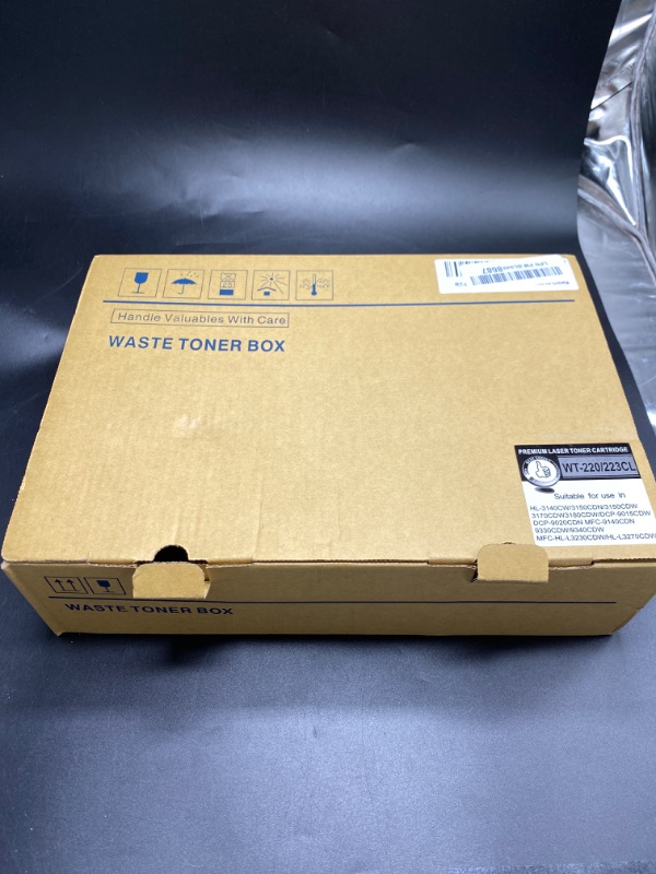 Photo 3 of 1 Pack Compatible for Brother WT-220CL Waste Toner Box WT-223CL Waste Toner Box Works with MCF - 9340CDW HL-3140CW 3170CDW L3210CW L3230CDW L3270CDW 9130CW L3290CDW MFC-L3710CW L3770CDW (Black)