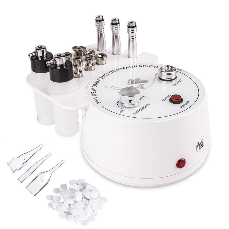 Photo 1 of Diamond Microdermabrasion Machine, Yofuly 3 in 1 Professional Microdermabrasion Machine with Vacuum Glass Tube and Spray Bottle for Home Use Skin Care